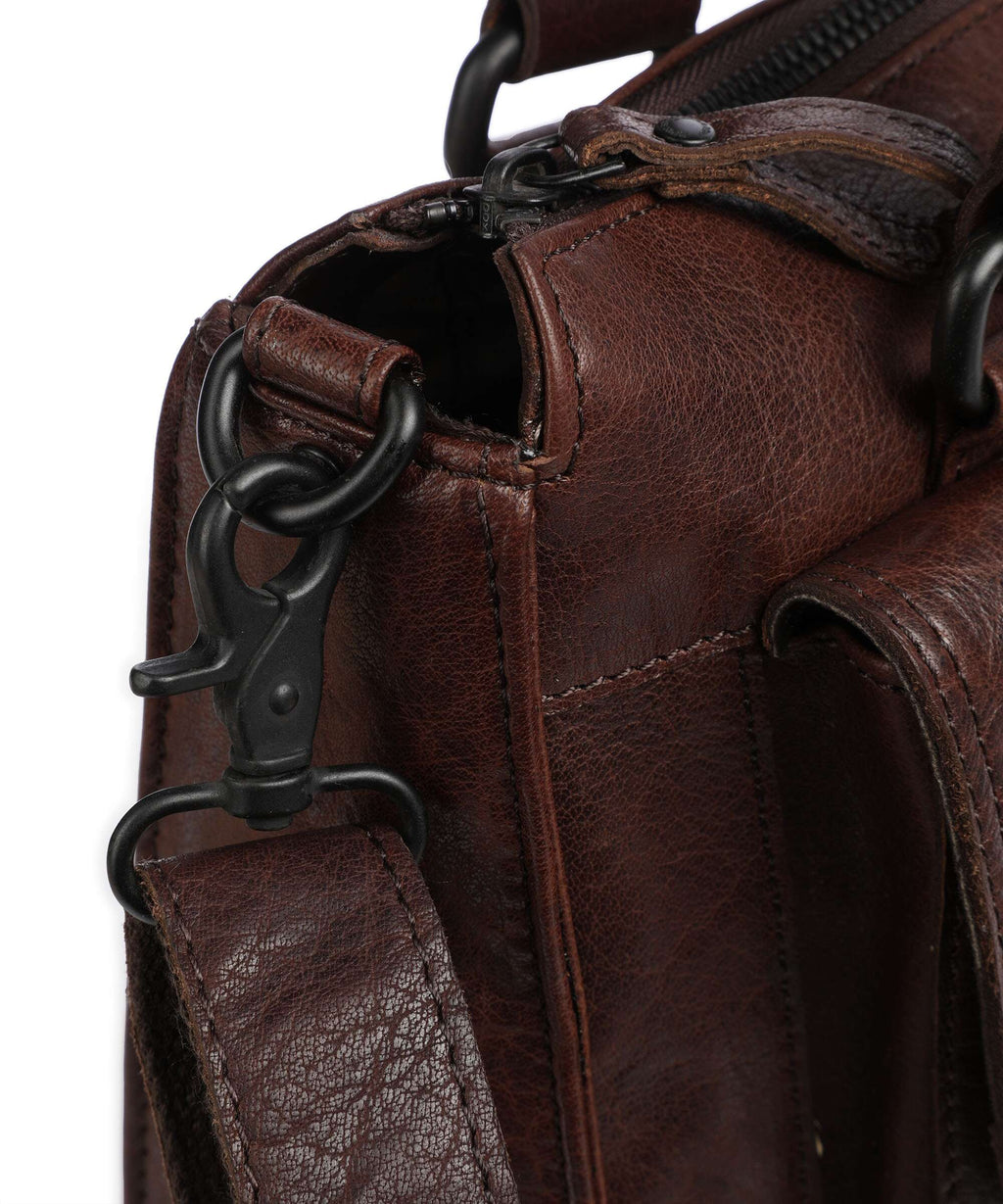 Spikes & Sparrow Bronco Ceciley Laptop bag dark brown