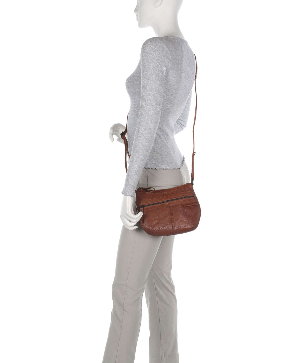 Spikes & Sparrow Bronco Camreen Crossbody bag brandy