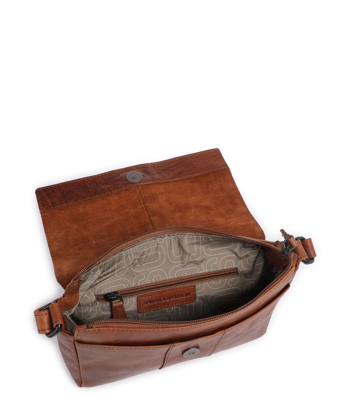 Spikes & Sparrow Bronco Ceslie Crossbody bag brandy