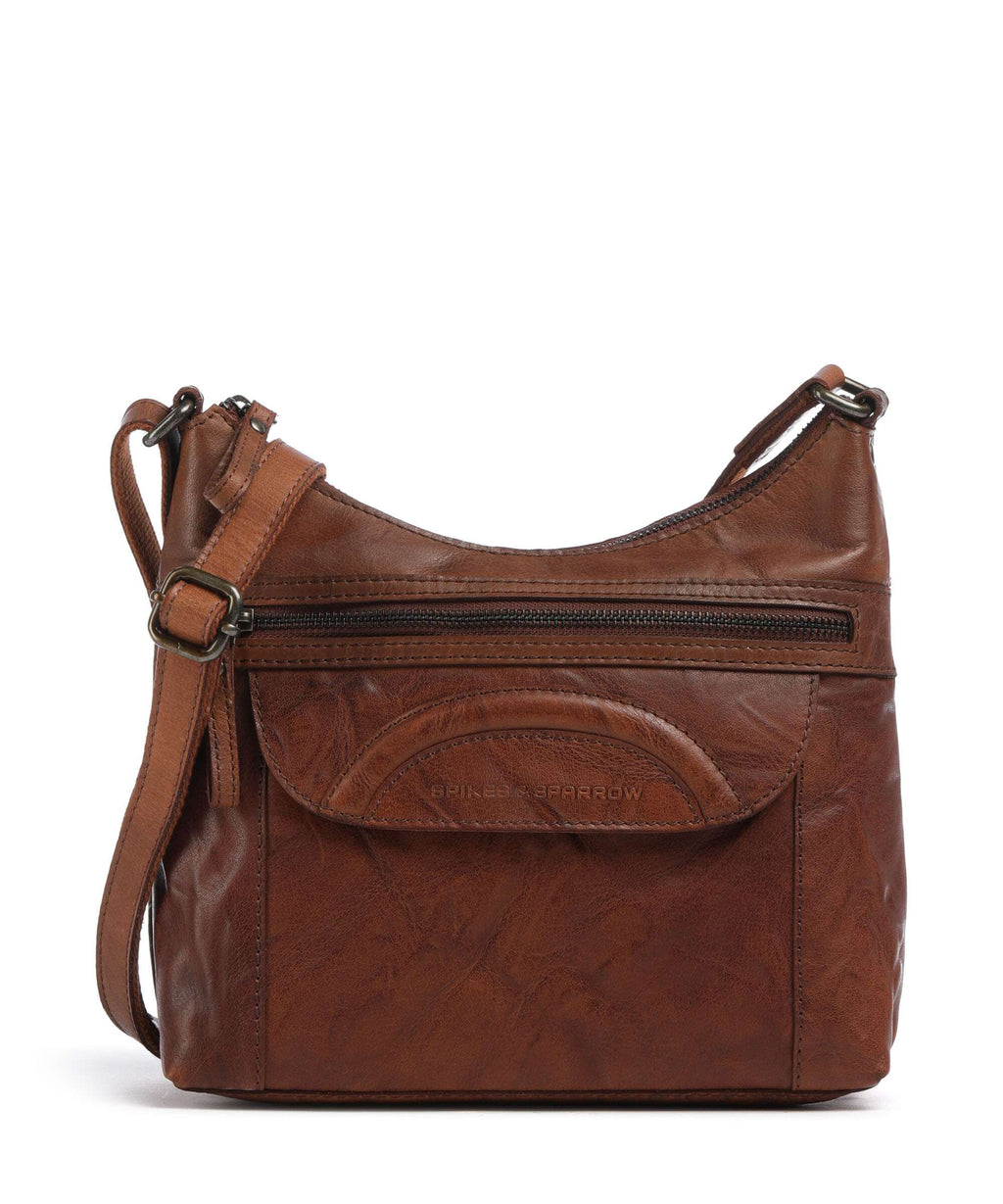 Spikes & Sparrow Bronco Elien Crossbody bag brandy