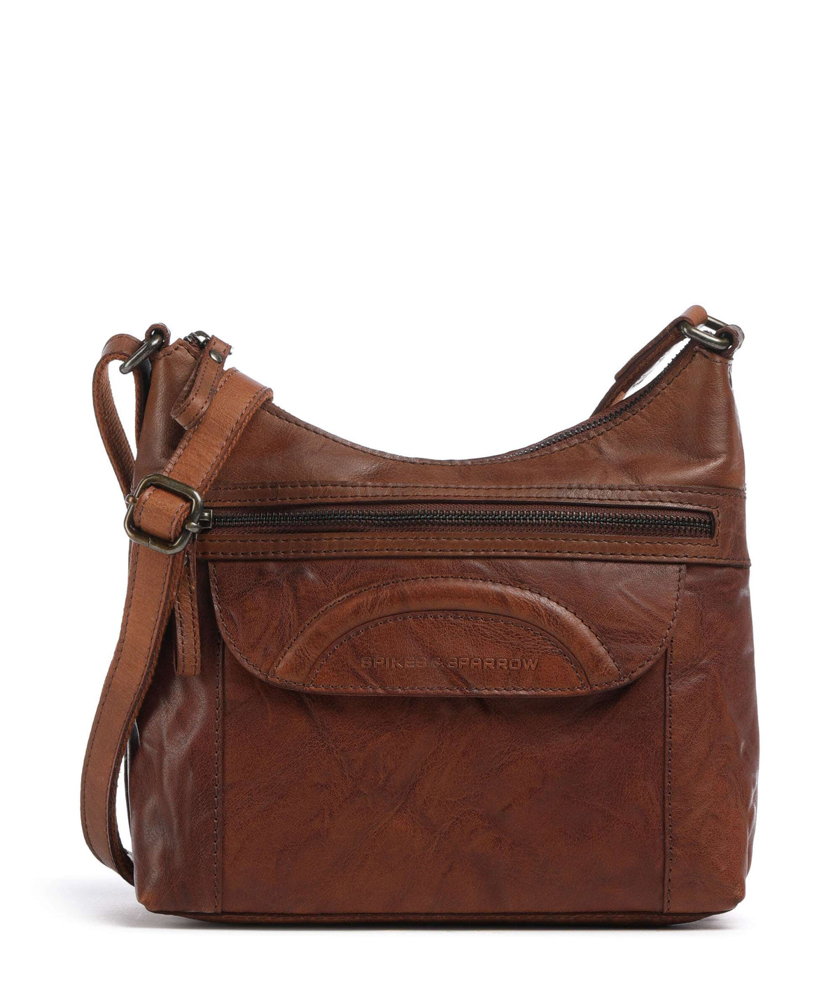 Spikes & Sparrow Bronco Elien Crossbody bag brandy