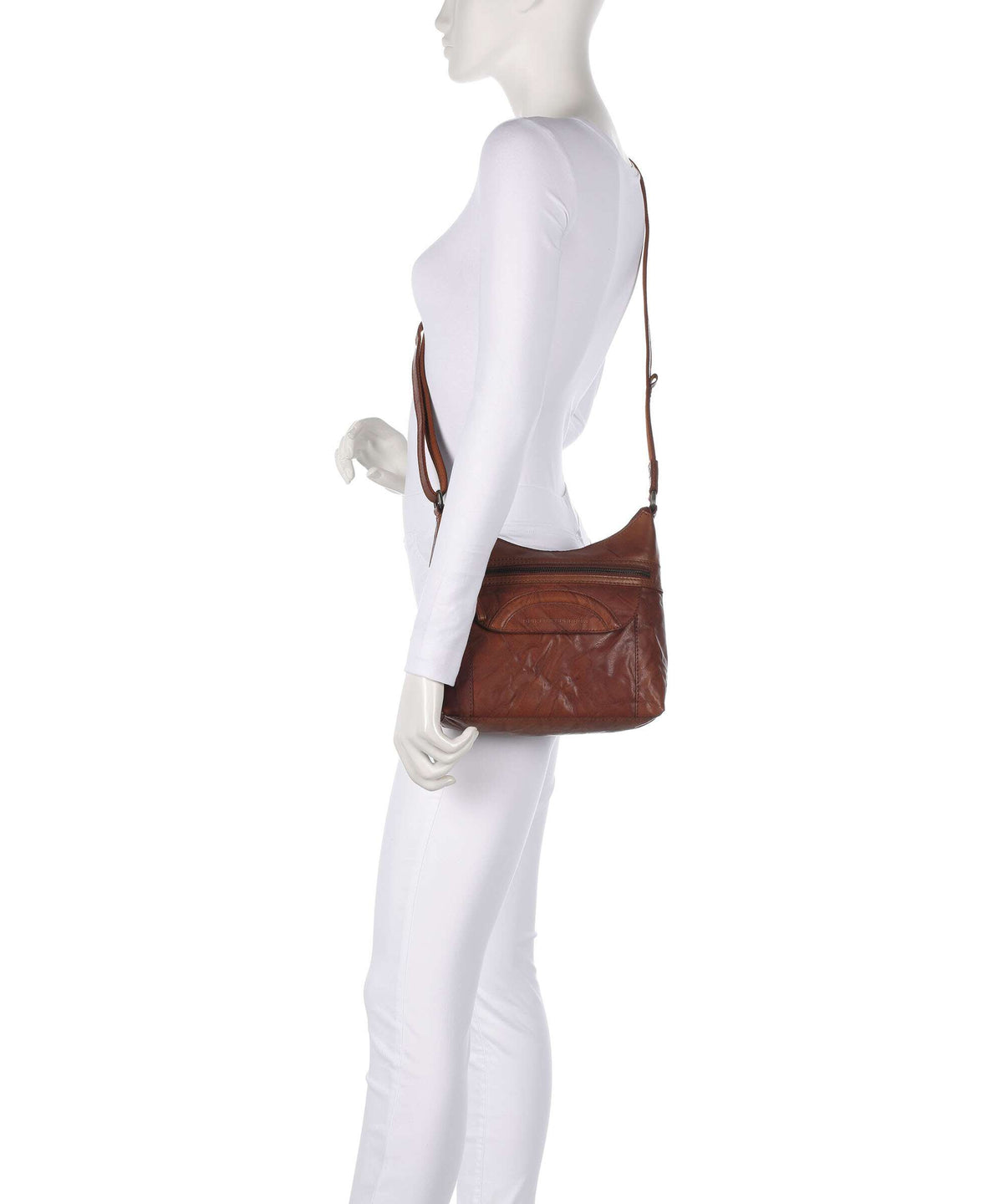 Spikes & Sparrow Bronco Elien Crossbody bag brandy