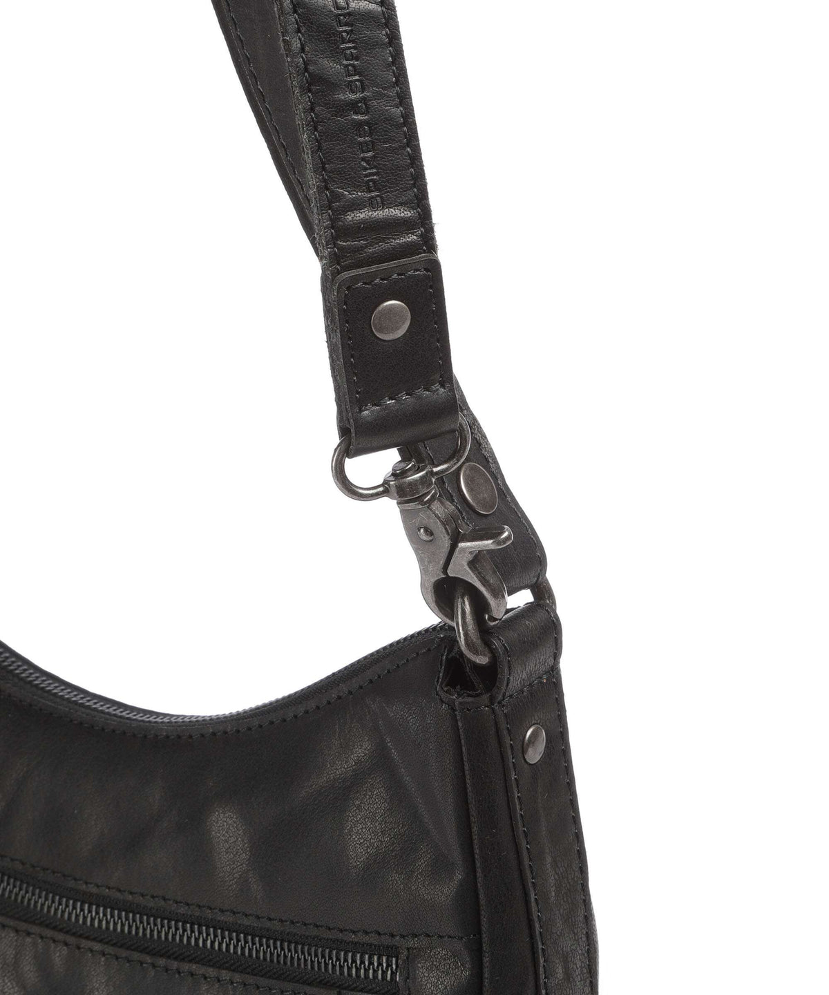 Spikes & Sparrow Bronco Candee Hobo bag schwarz
