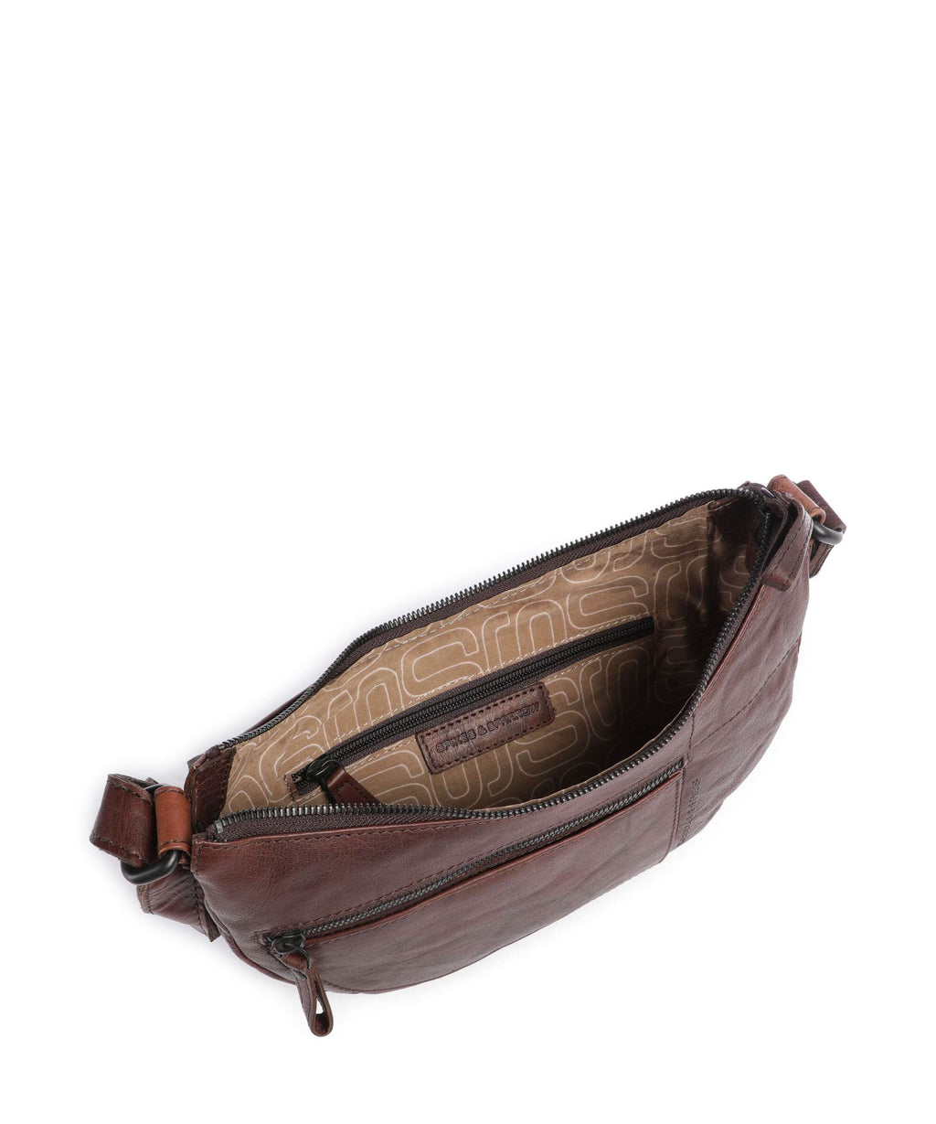 Spikes & Sparrow Bronco Cecelia Crossbody bag dark brown