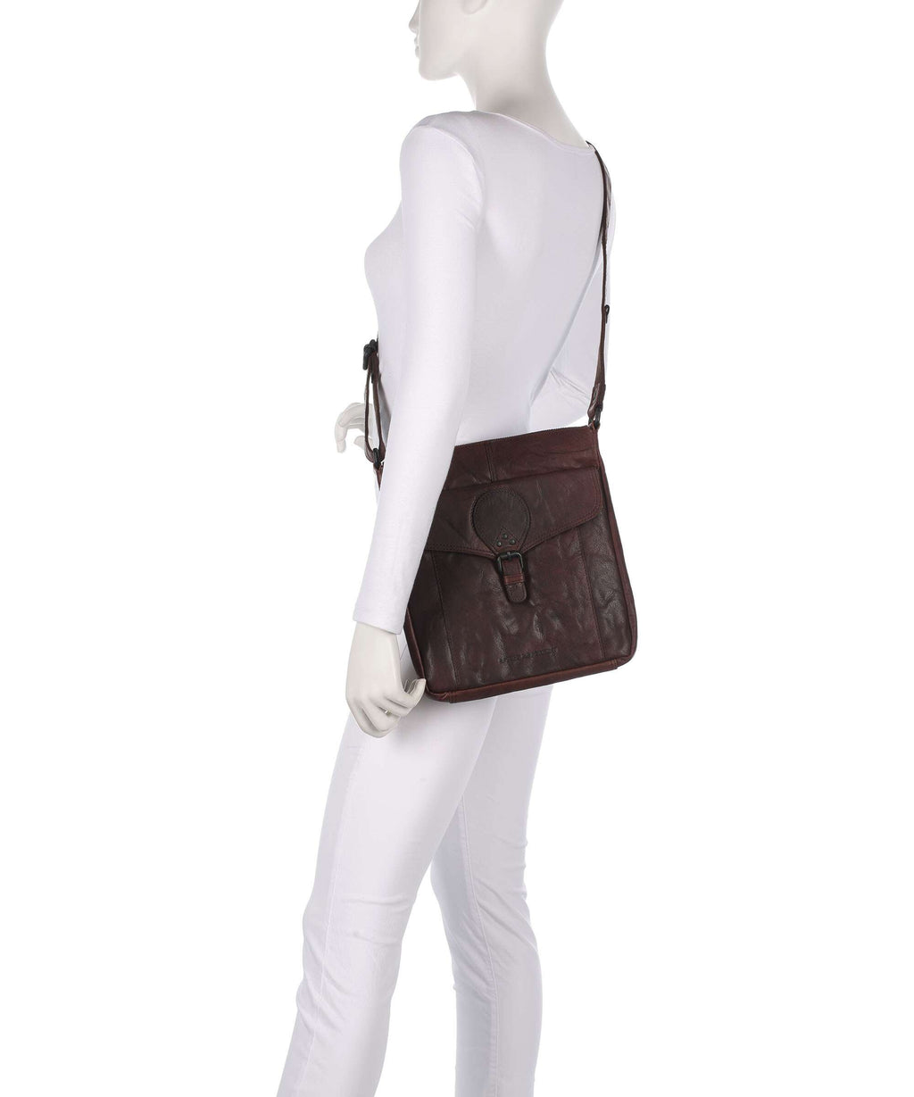 Spikes & Sparrow Bronco Millie Crossbody bag dark brown