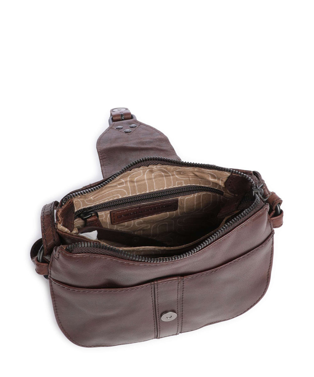 Spikes & Sparrow Bronco Krystina Crossbody bag dark brown