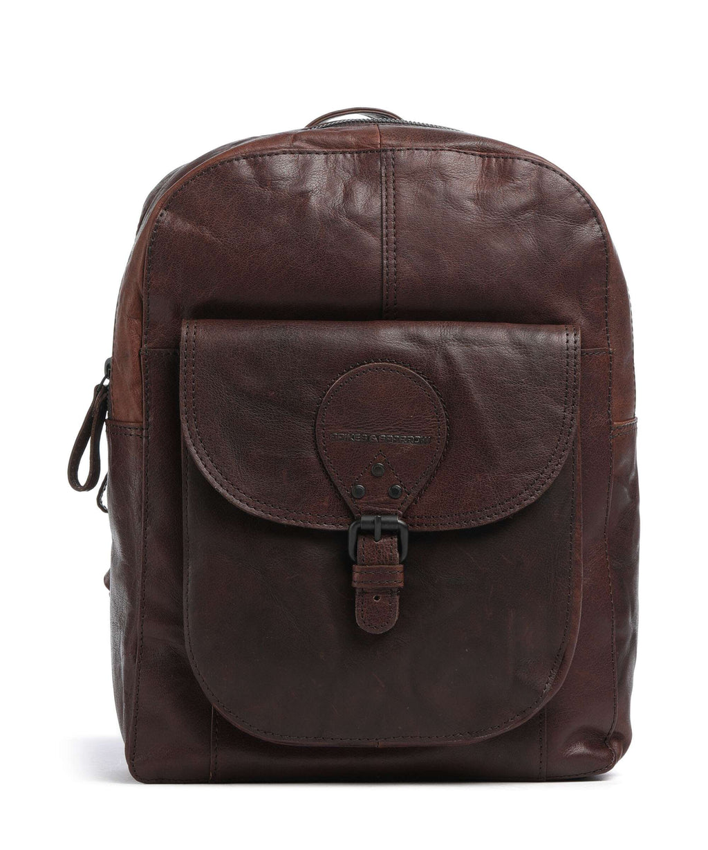 Spikes & Sparrow Bronco May Backpack dark brown