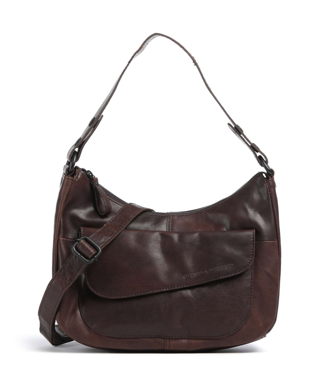 Spikes & Sparrow Bronco Ida Hobo bag dark brown