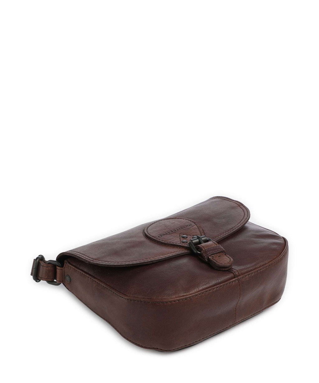 Spikes & Sparrow Bronco Nicolina Crossbody bag dark brown