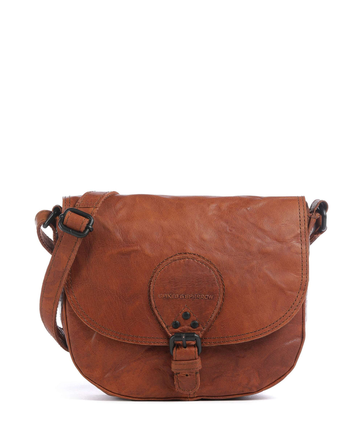 Spikes & Sparrow Bronco Nicolina Crossbody bag brandy