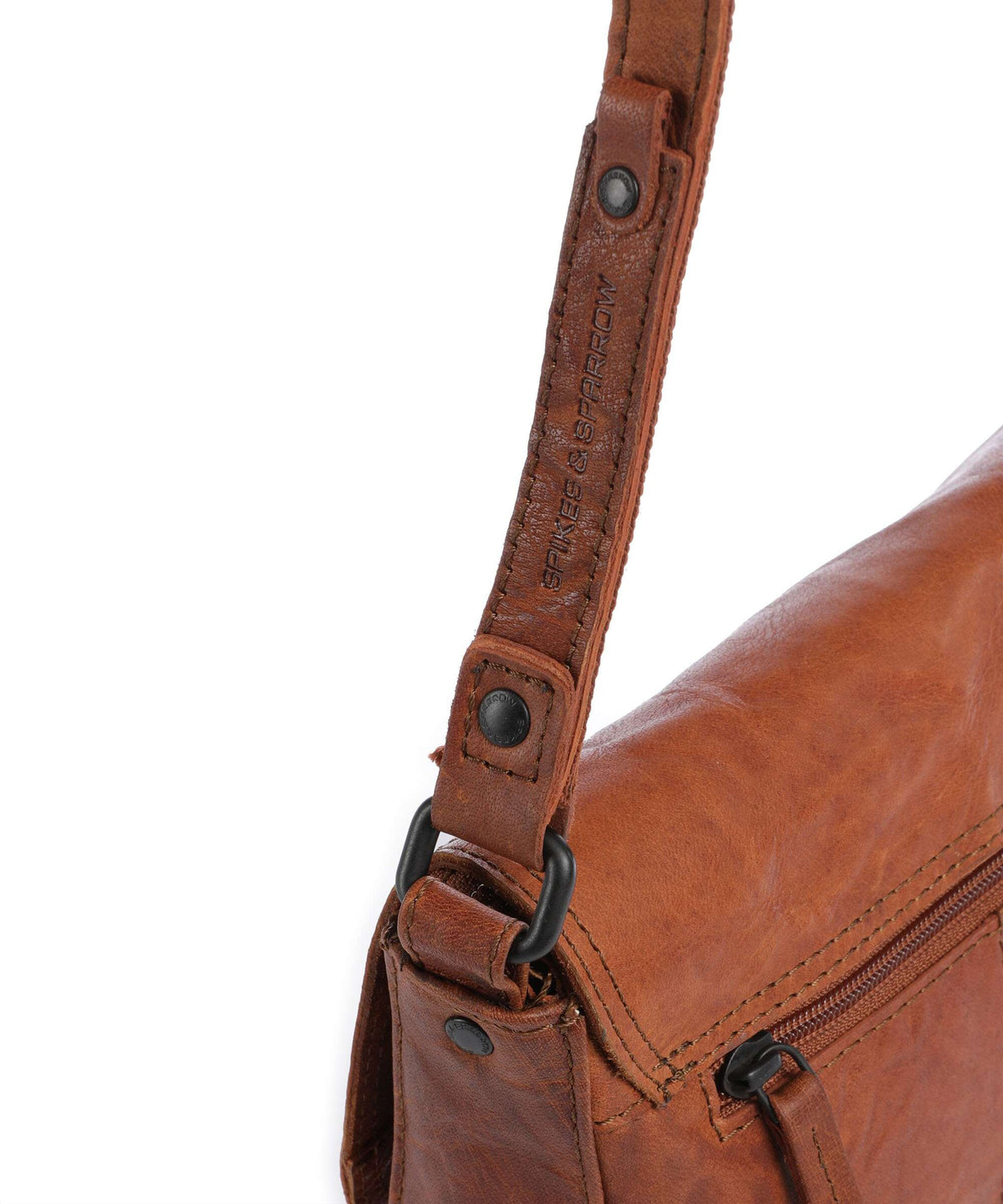Spikes & Sparrow Bronco Nicolina Crossbody bag brandy