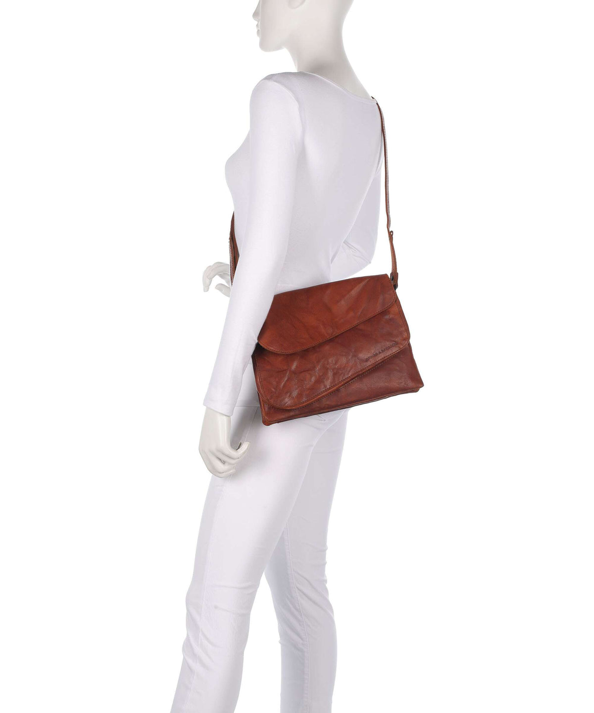 Spikes & Sparrow Bronco Carline Crossbody bag brandy