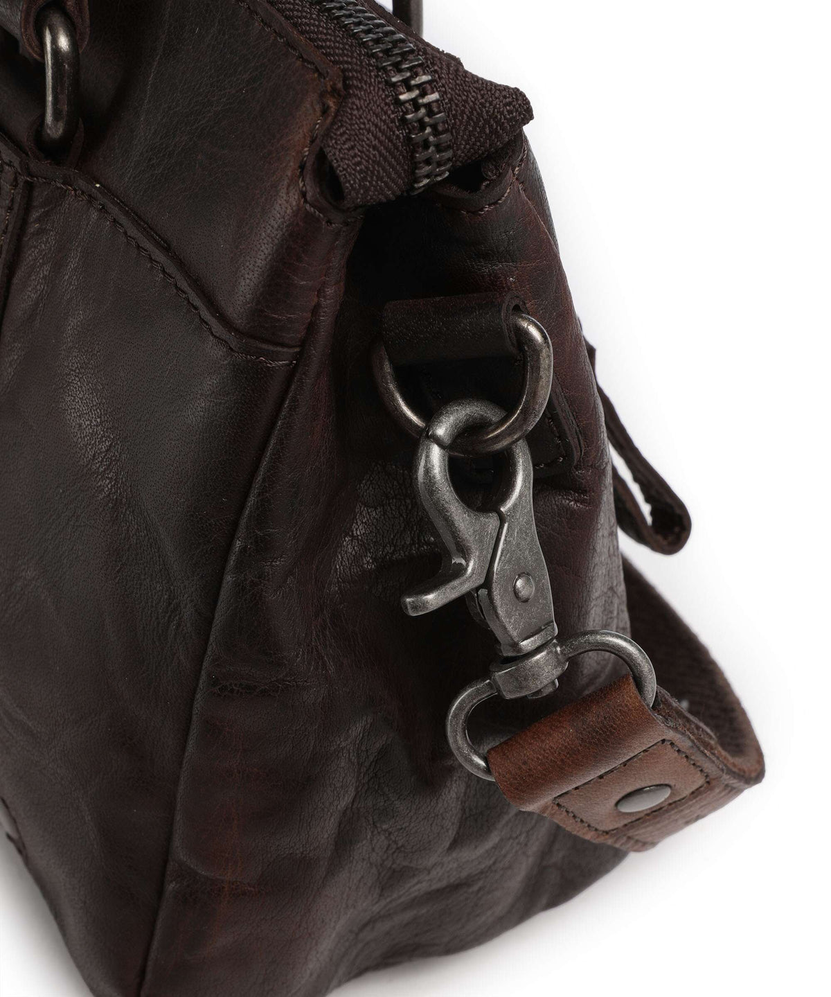 Spikes & Sparrow Bronco Jeannine Shoulder bag dark brown