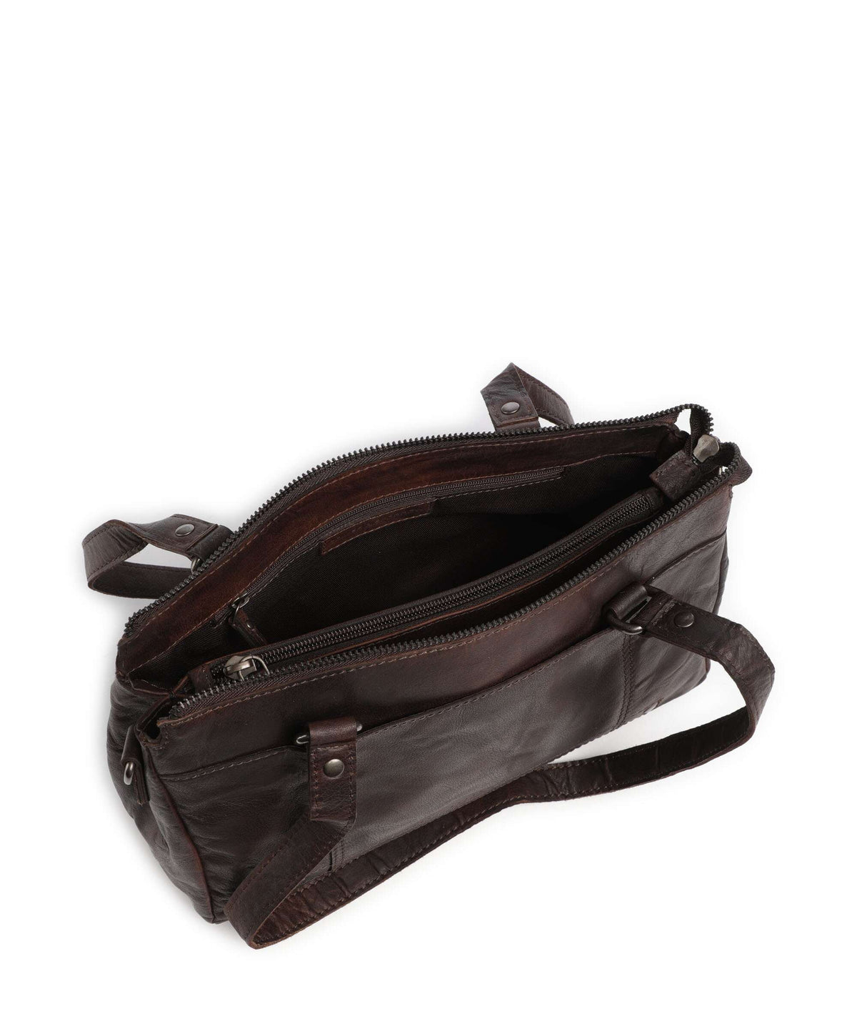 Spikes & Sparrow Bronco Jeannine Shoulder bag dark brown