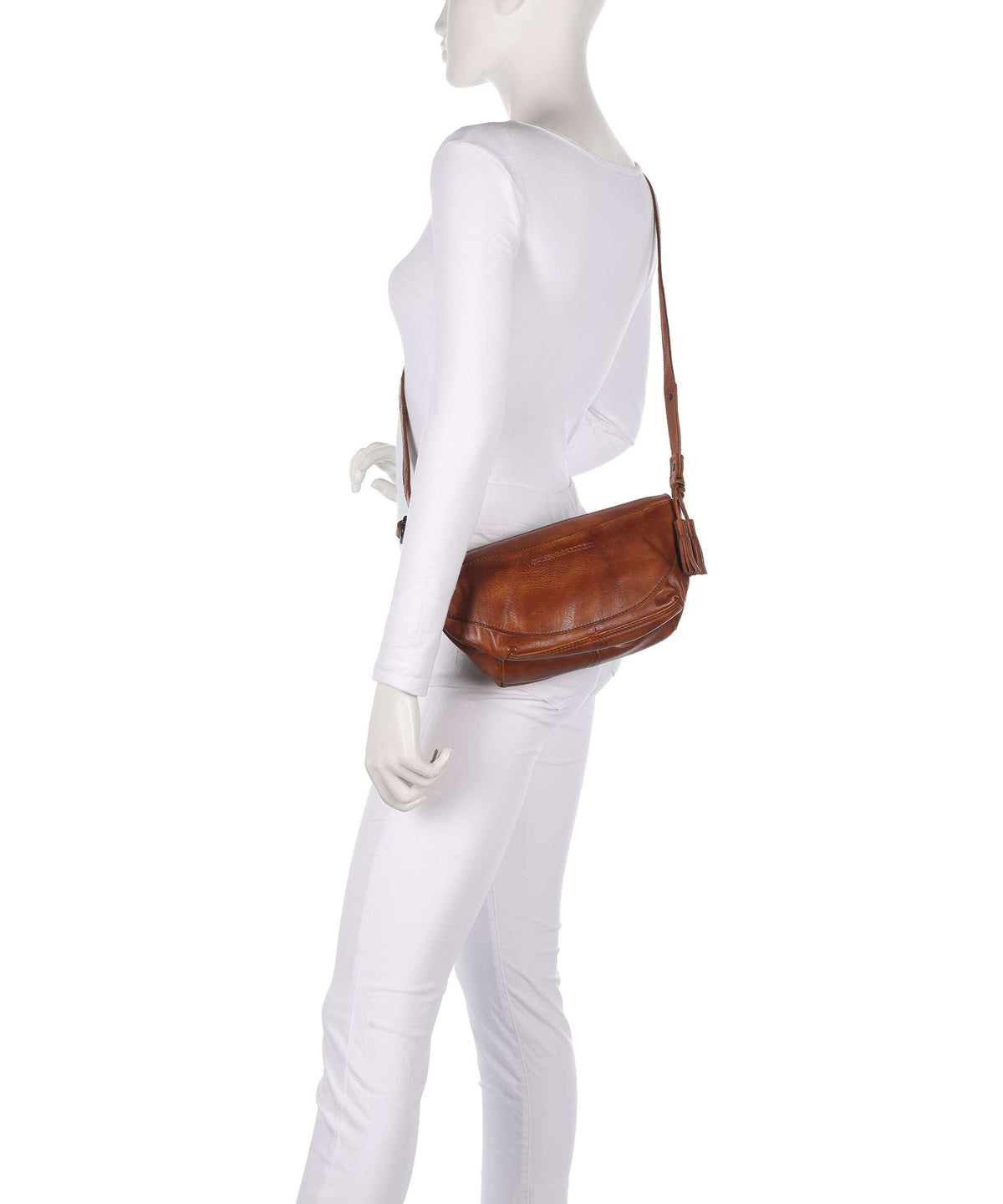 Spikes & Sparrow Apache Piperel Crossbody bag brandy
