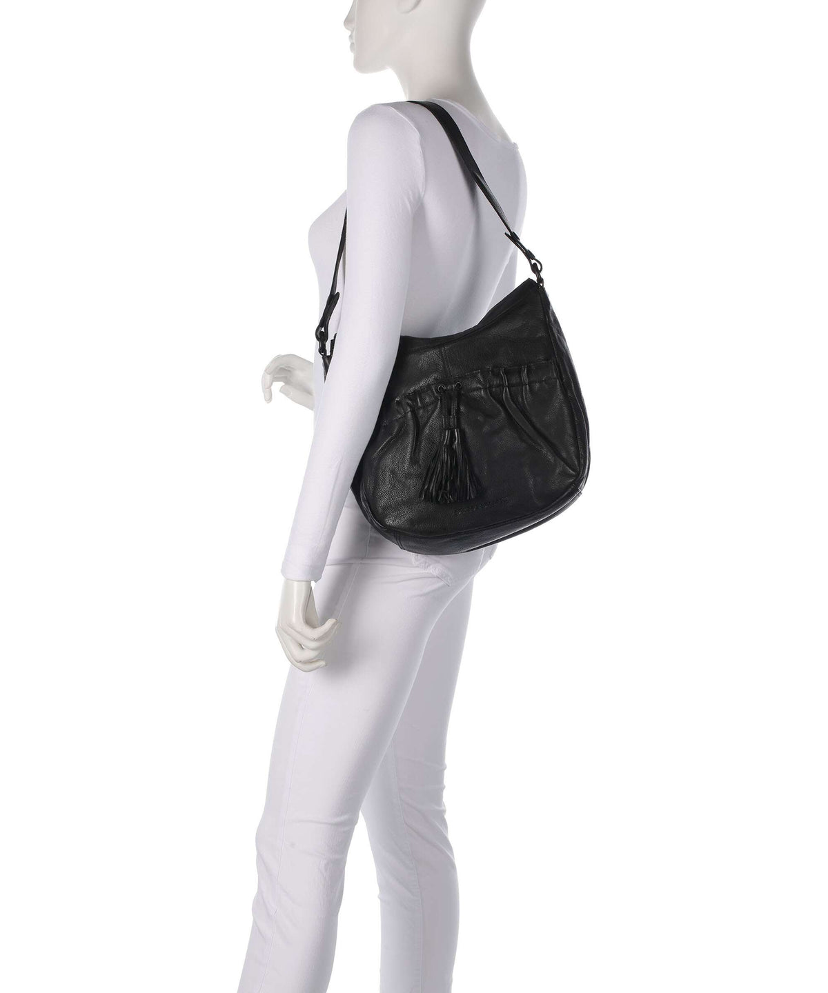 Spikes & Sparrow Apache Jinny Hobo bag black