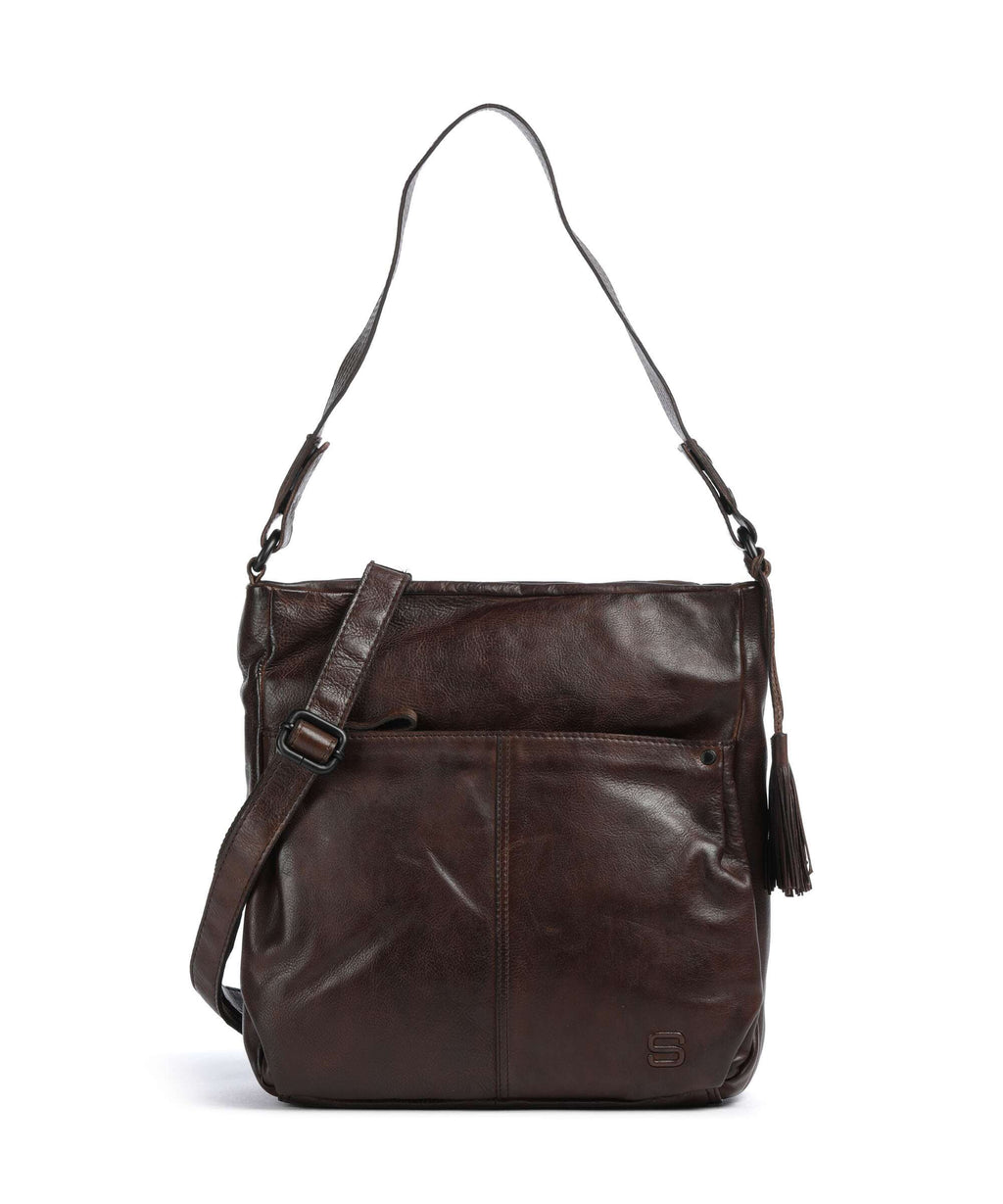 Spikes & Sparrow Apache Saar Shoulder bag dark brown