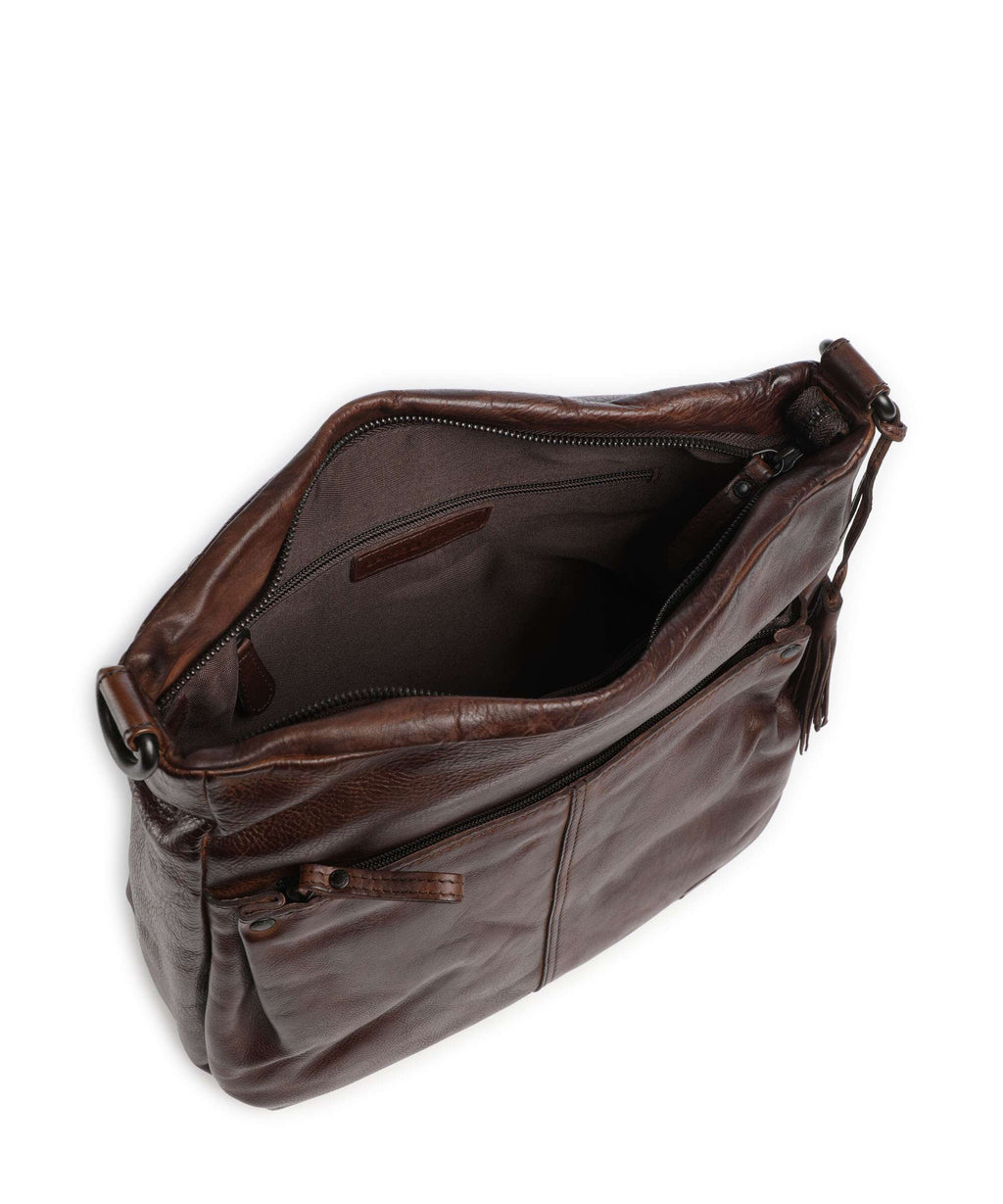 Spikes & Sparrow Apache Saar Shoulder bag dark brown