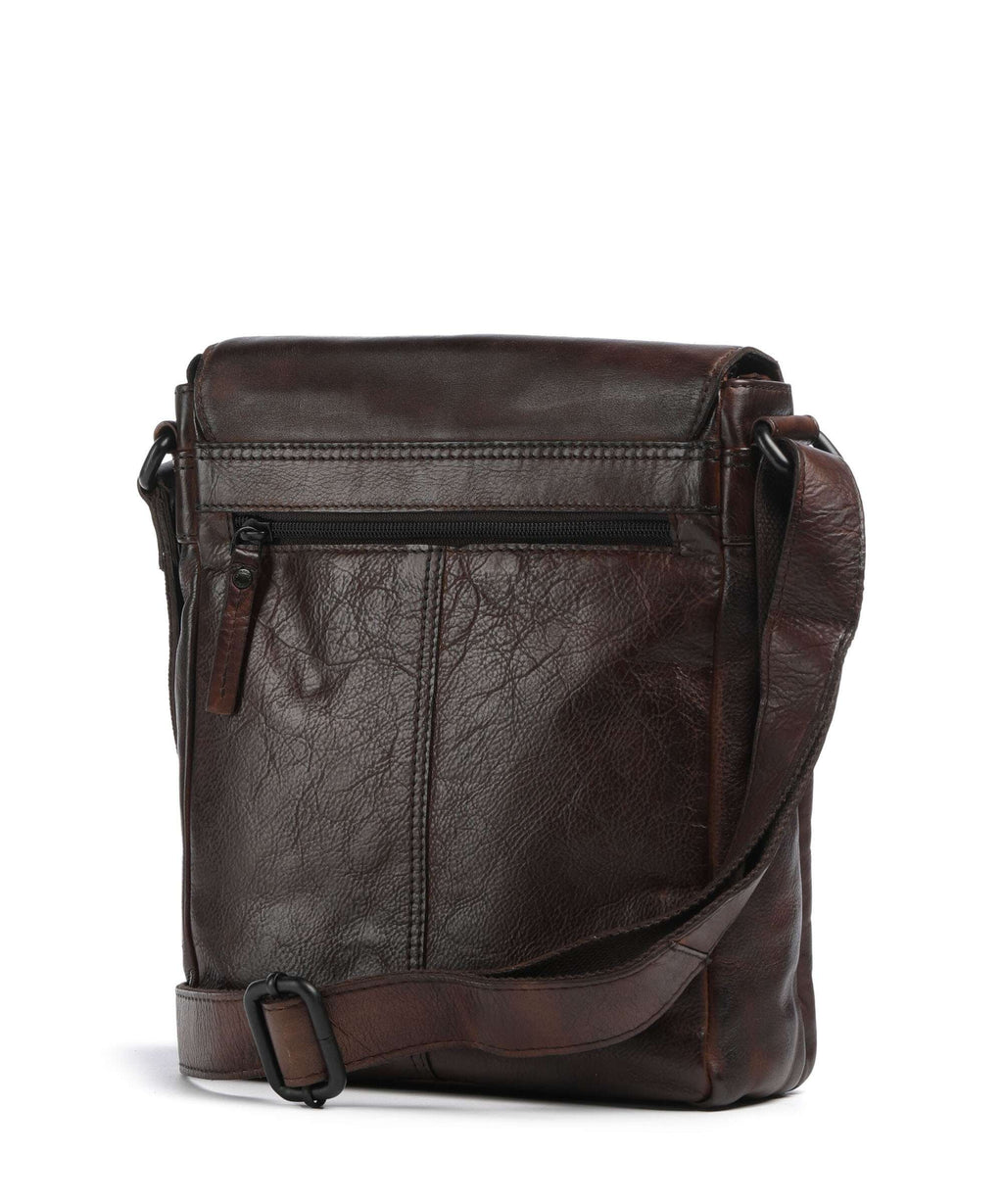 Spikes & Sparrow Apache Stan Crossbody bag dark brown