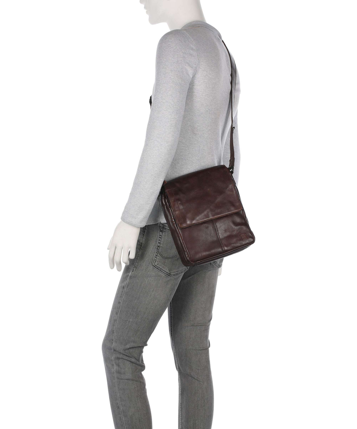 Spikes & Sparrow Apache Stan Crossbody bag dark brown