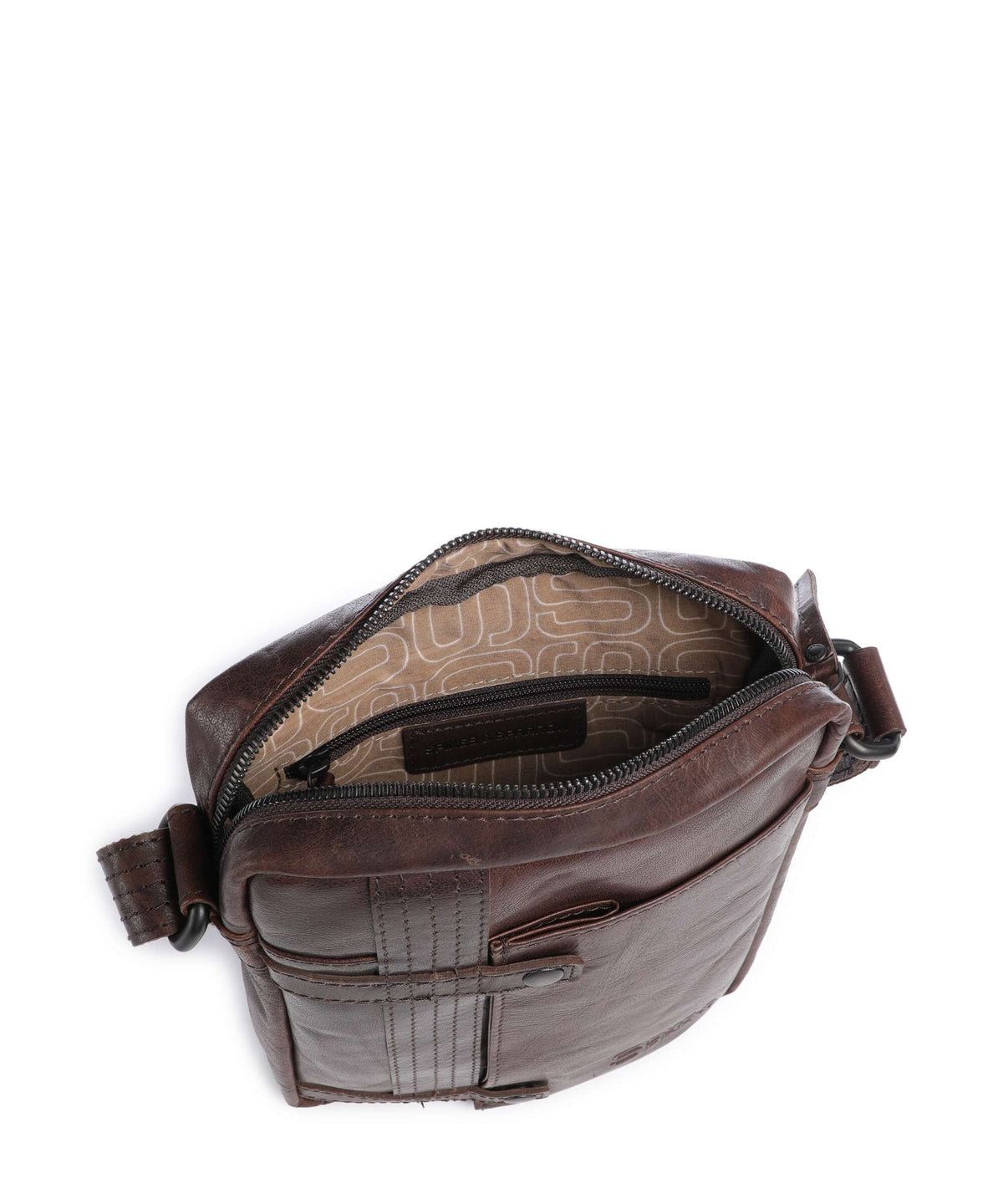 Spikes & Sparrow Bronco Benn Crossbody bag dark brown
