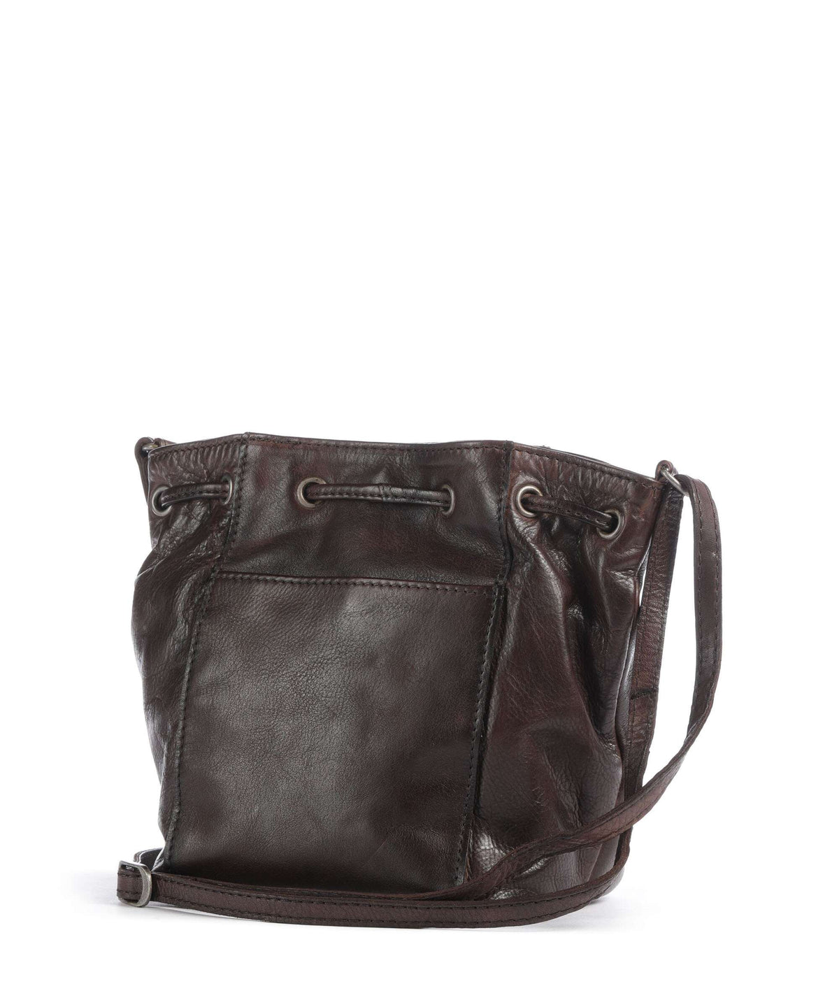 Spikes & Sparrow Apache Nancy Bucket bag dark brown