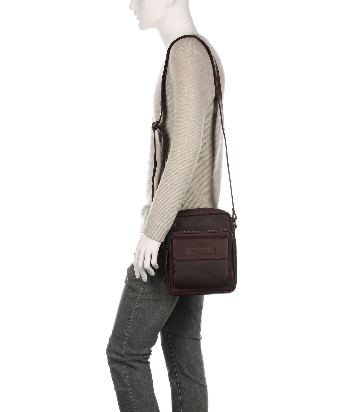 The Chesterfield Brand Bath Crossbody bag dunkelbraun