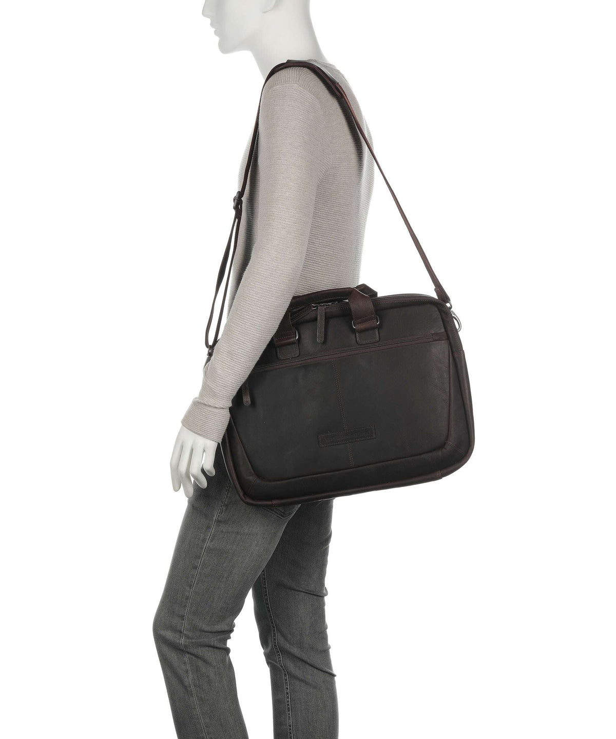 The Chesterfield Brand Seth Briefcase brown