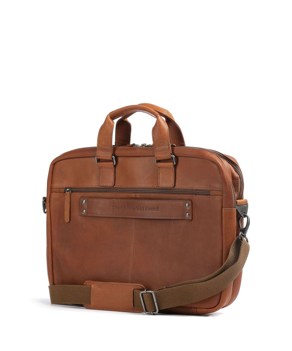 The Chesterfield Brand Seth Briefcase cognac