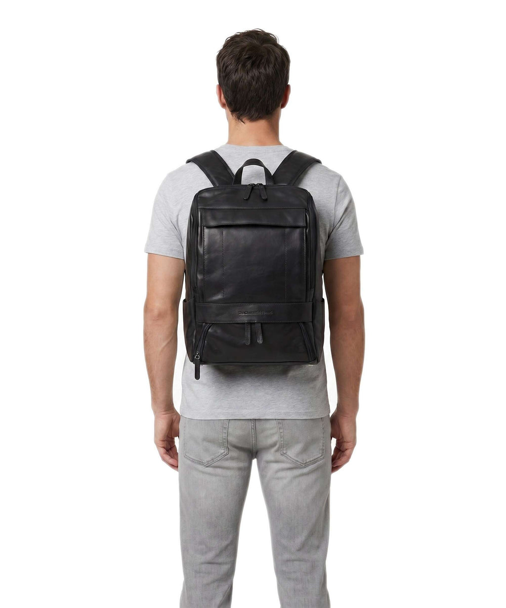 The Chesterfield Brand Rich Backpack schwarz
