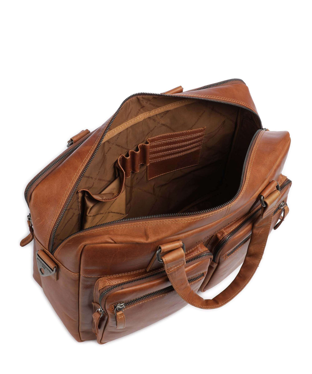 The Chesterfield Brand Misha Briefcase cognac
