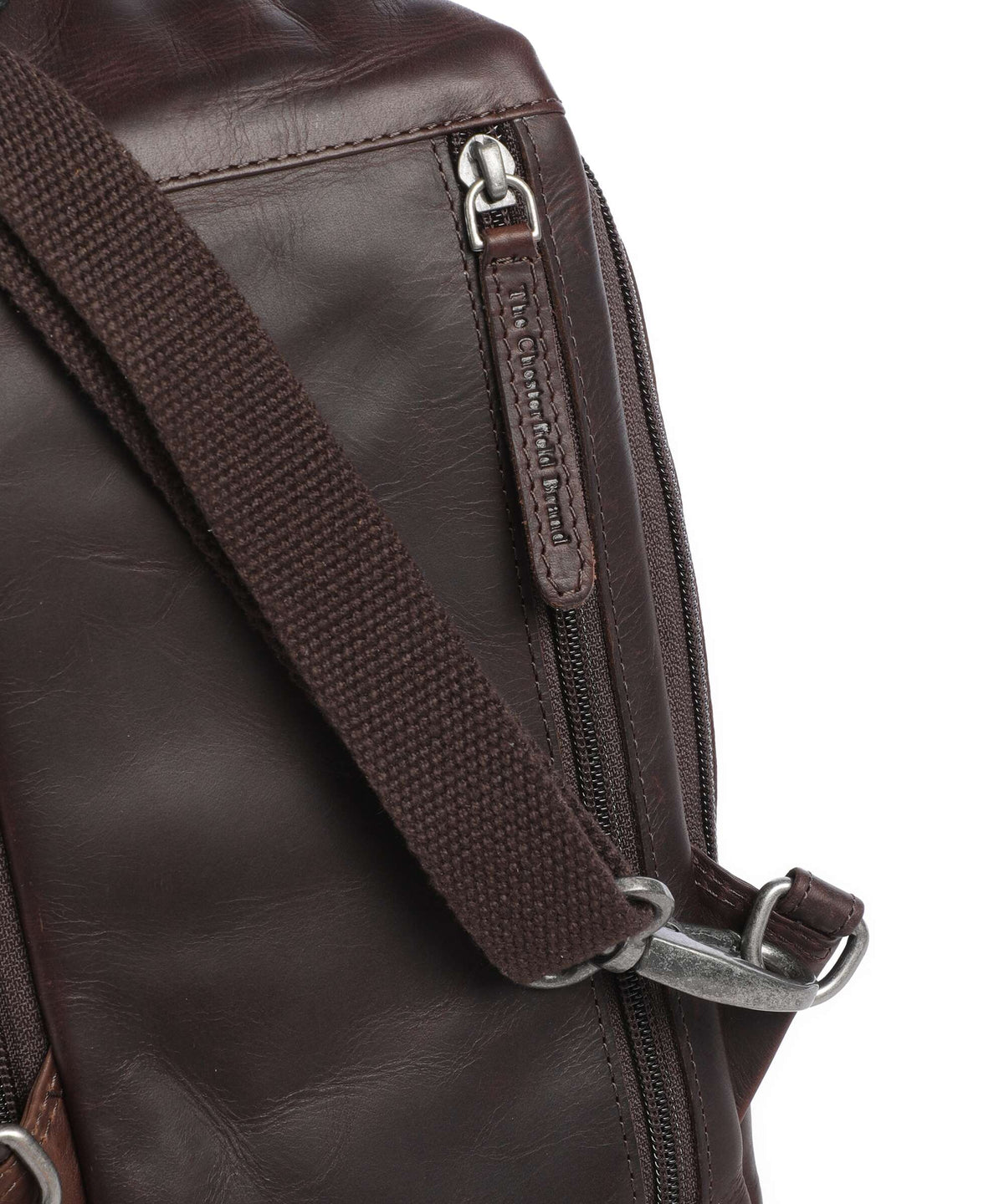The Chesterfield Brand Wax Pull Up Cow Riga Sling bag brown