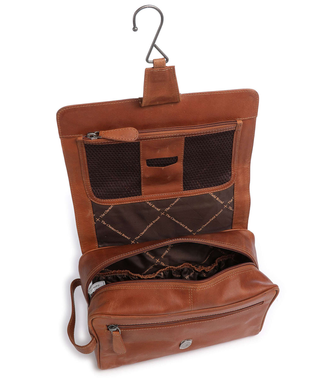 The Chesterfield Brand Rosario Toiletry bag cognac