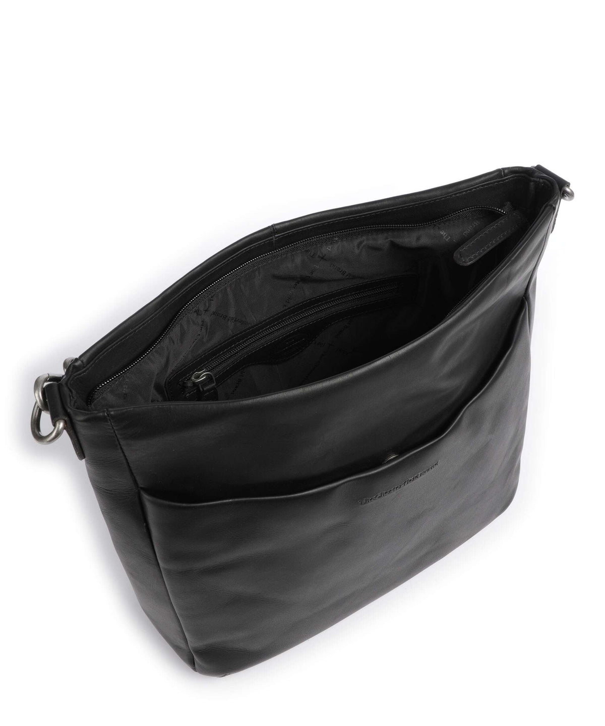 The Chesterfield Brand Wax Pull Up Cow Regina Hobo bag black