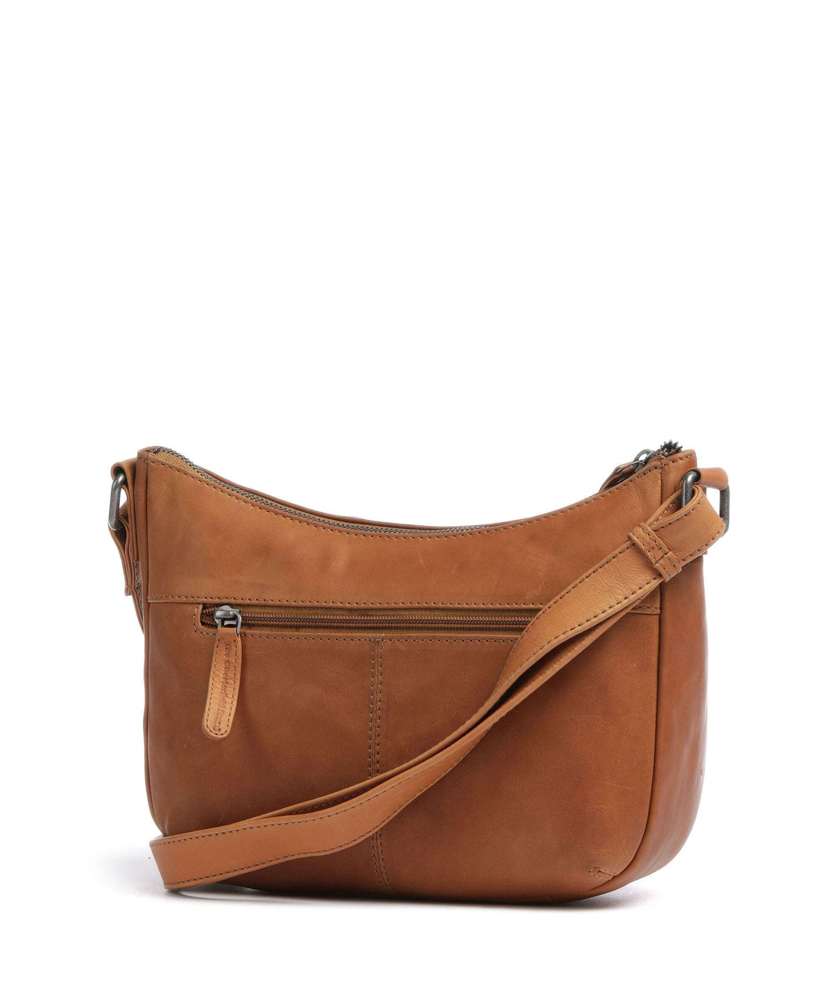 The Chesterfield Brand Wax Pull Up Cow Henderson Crossbody bag cognac