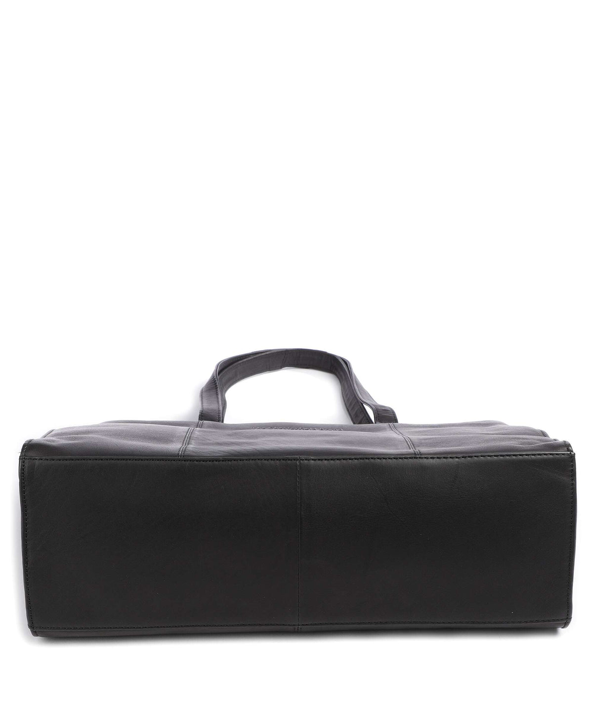 The Chesterfield Brand Wax Pull Up Cow Fidenza Tote bag black