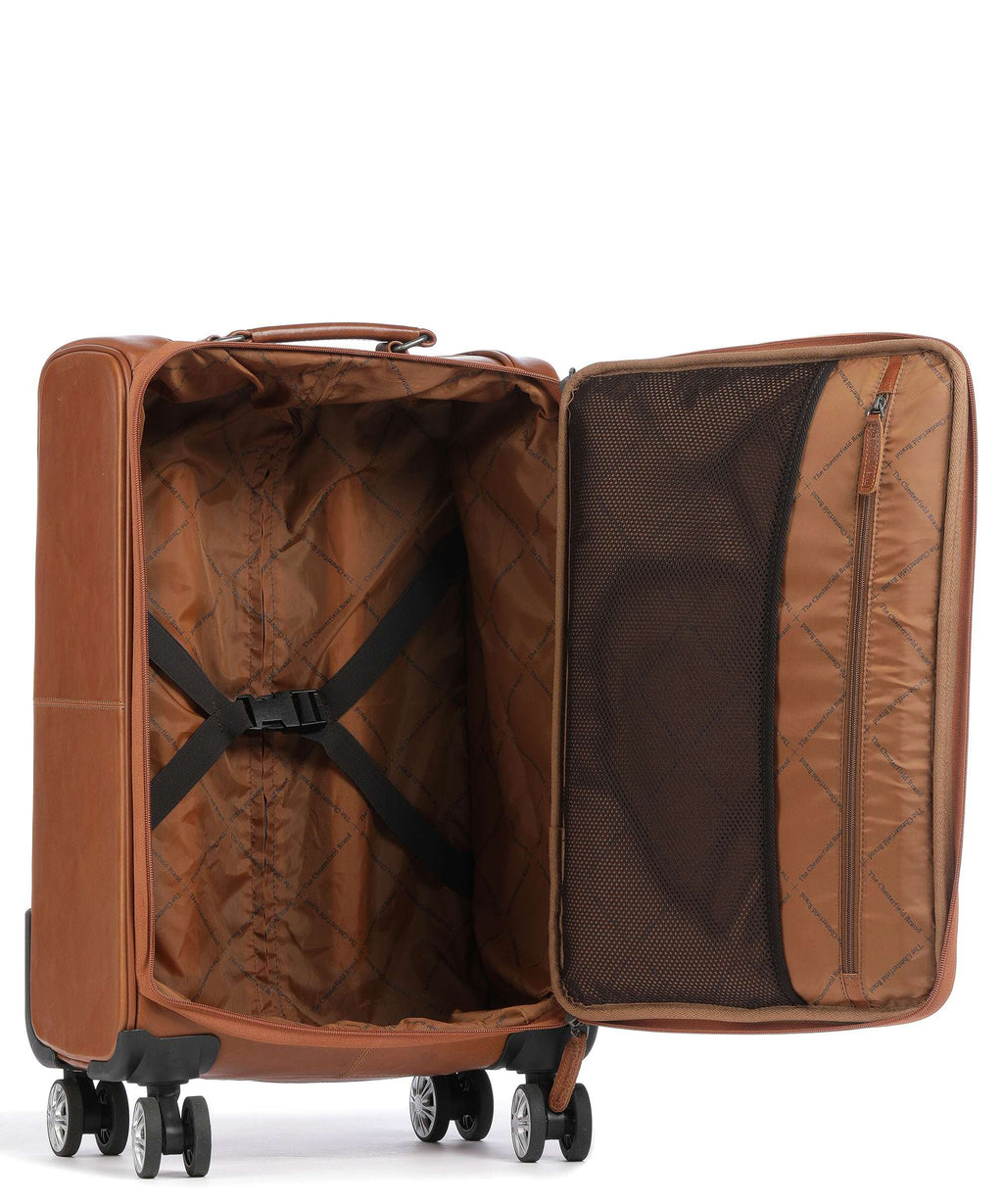 The Chesterfield Brand Keylago Spinner (4 wheels) cognac