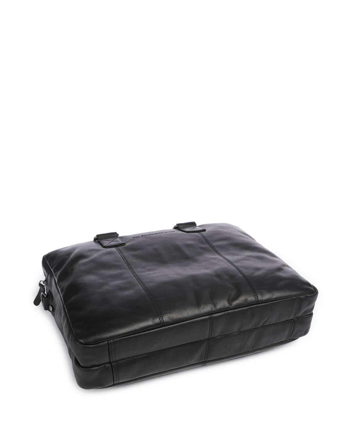 The Chesterfield Brand Wax Pull Up Cow Fabian Briefcase black