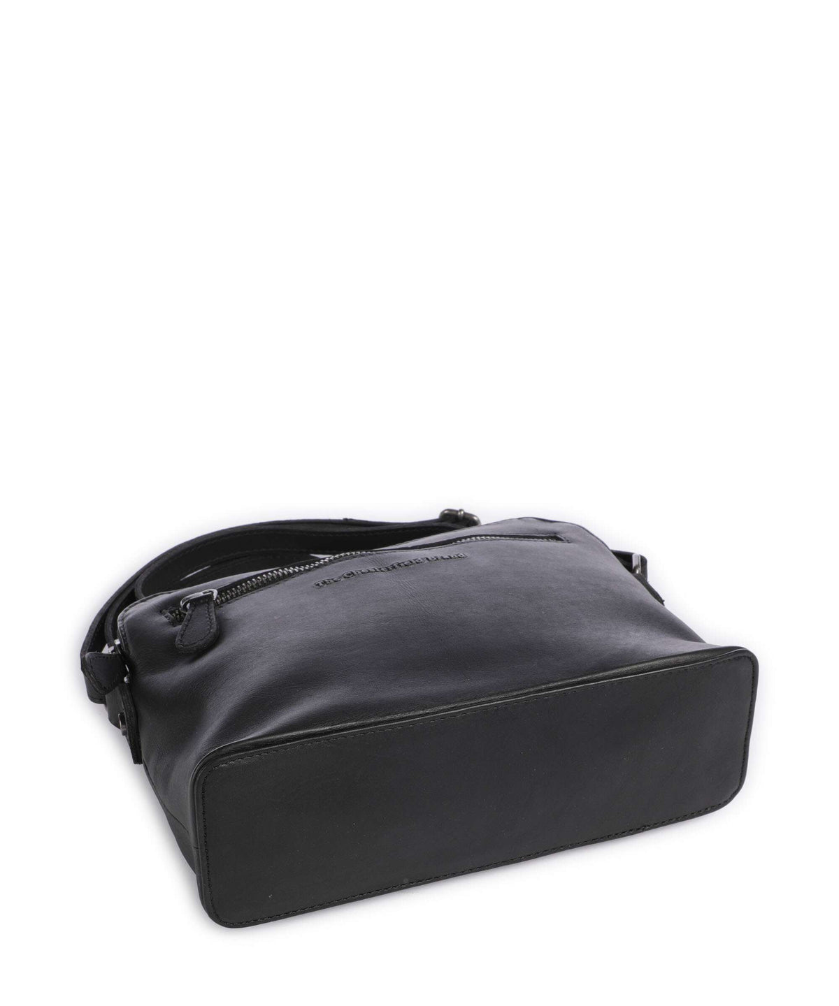 The Chesterfield Brand Wax Pull Up Cow Nebraska Crossbody bag black