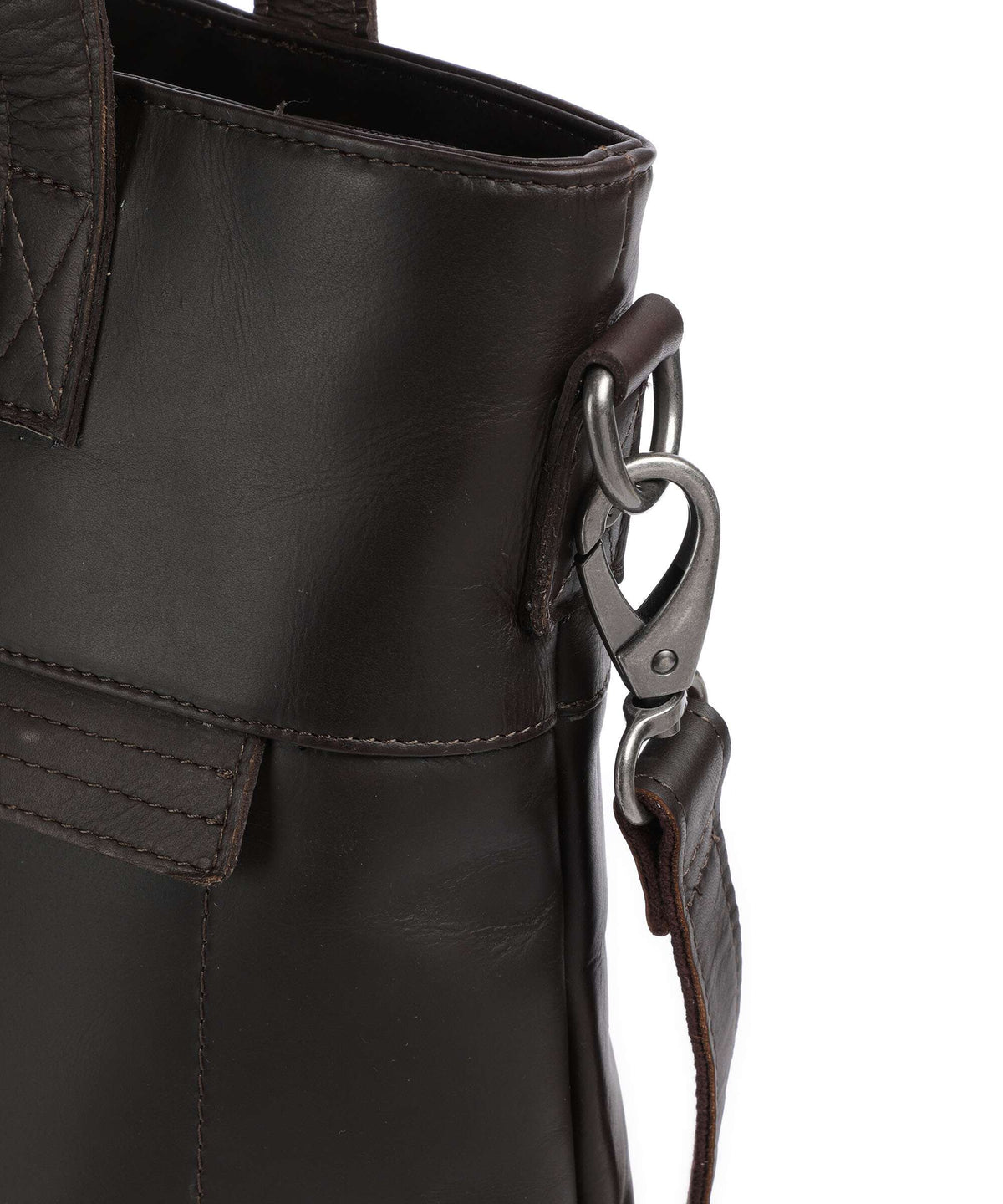 The Chesterfield Brand Wax Pull Up Cow Nunavik Tote bag brown