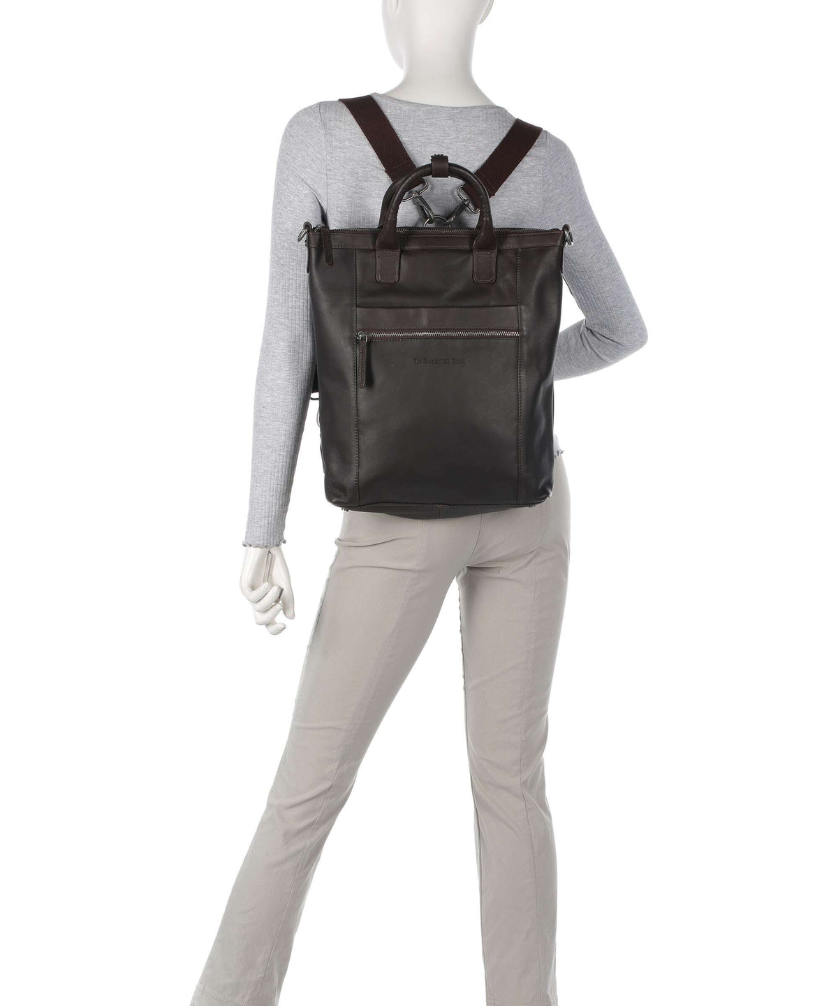 The Chesterfield Brand Wax Pull Up Cow Luisa Backpack bag brown