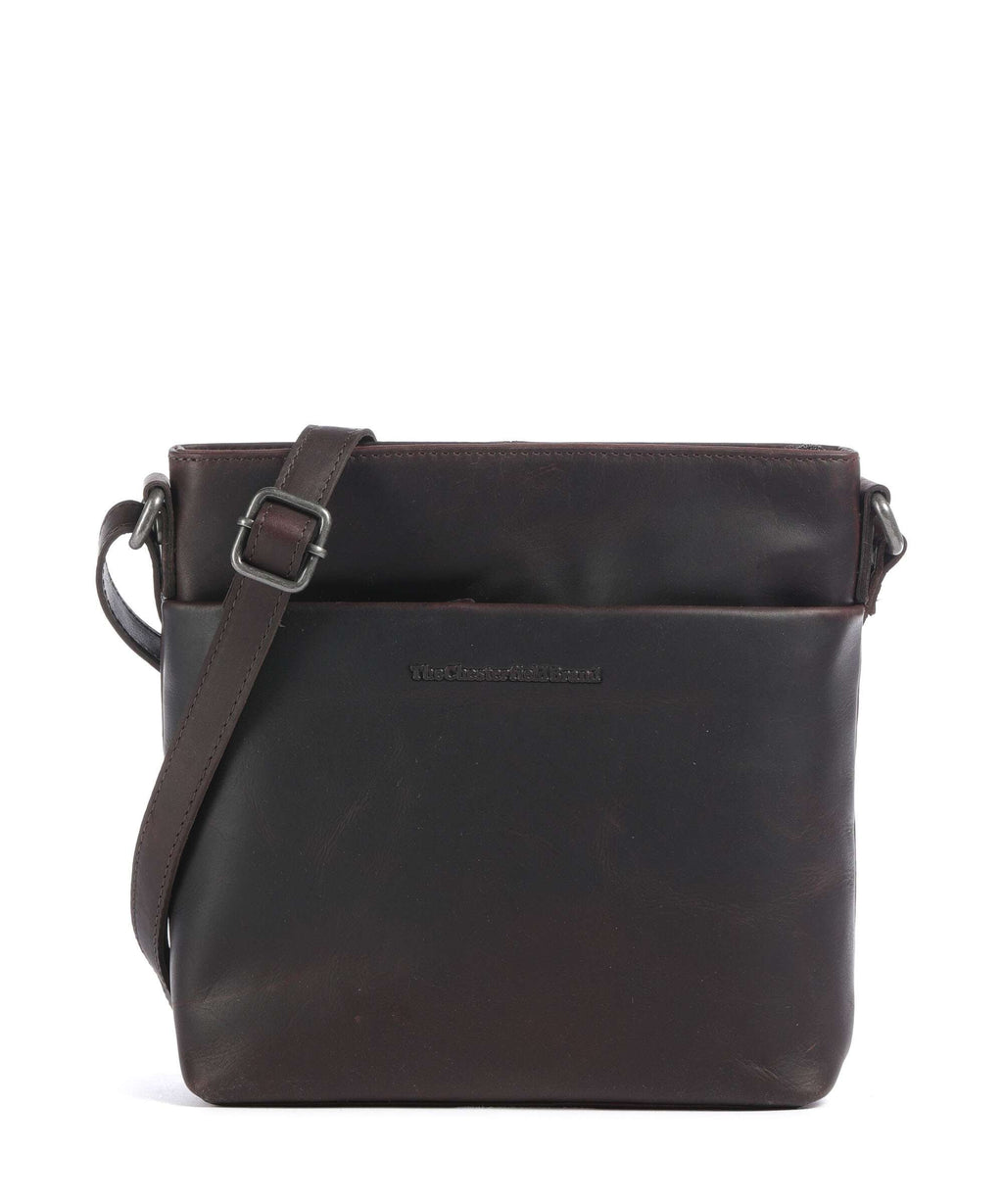 The Chesterfield Brand Wax Pull Up Cow Navene Crossbody bag brown