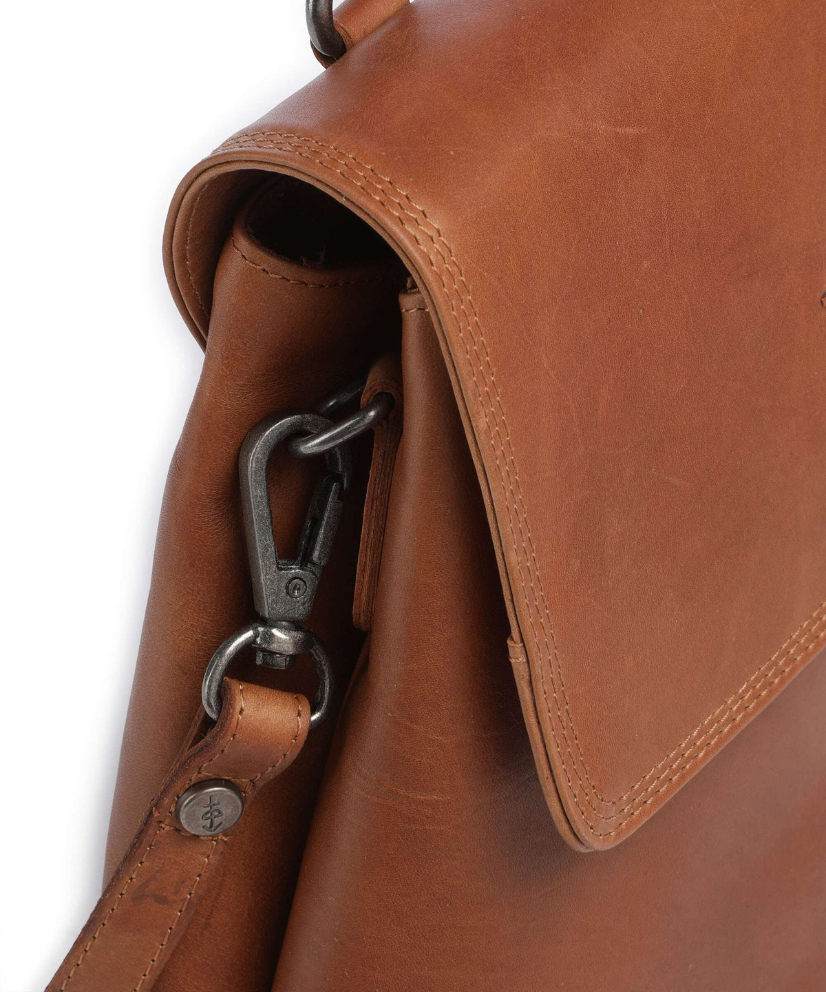 The Chesterfield Brand Wax Pull Up Cow Angera Handbag cognac