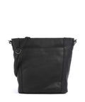 The Chesterfield Brand Wax Pull Up Cow Moore Bucket bag black