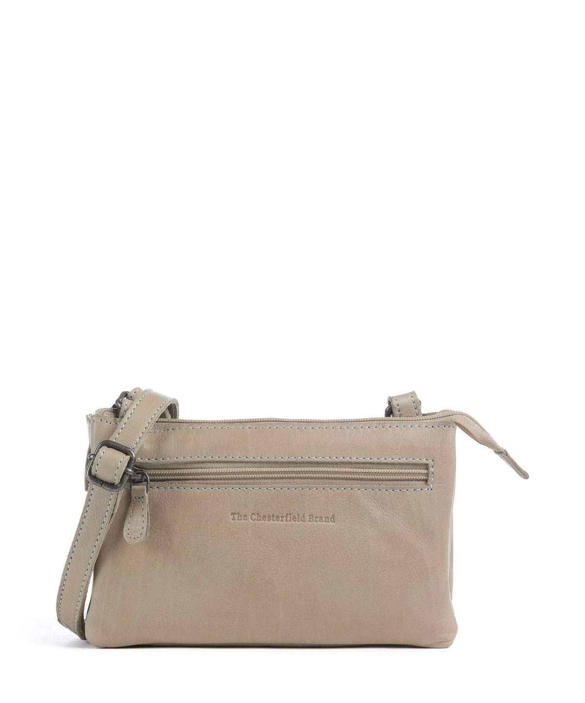 The Chesterfield Brand Washed Waxed Cow Osaka Crossbody bag ocean blue