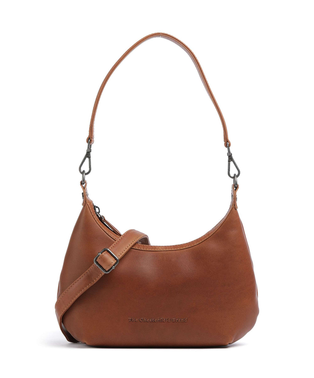 The Chesterfield Brand Wax Pull Up Cow Nancy Shoulder bag cognac