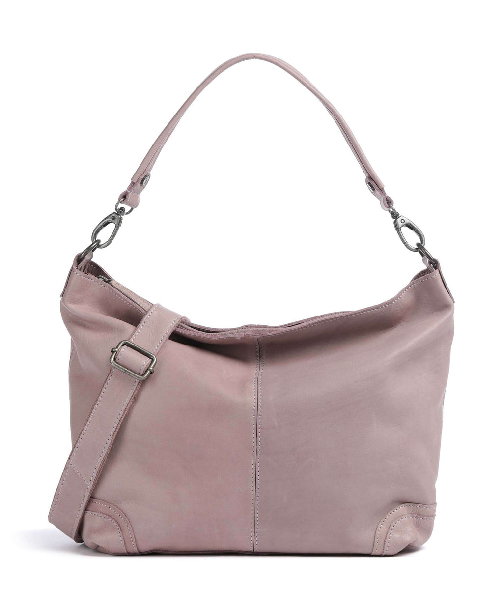 The Chesterfield Brand Washed Waxed Cow Bolivia Hobo bag lavender lila