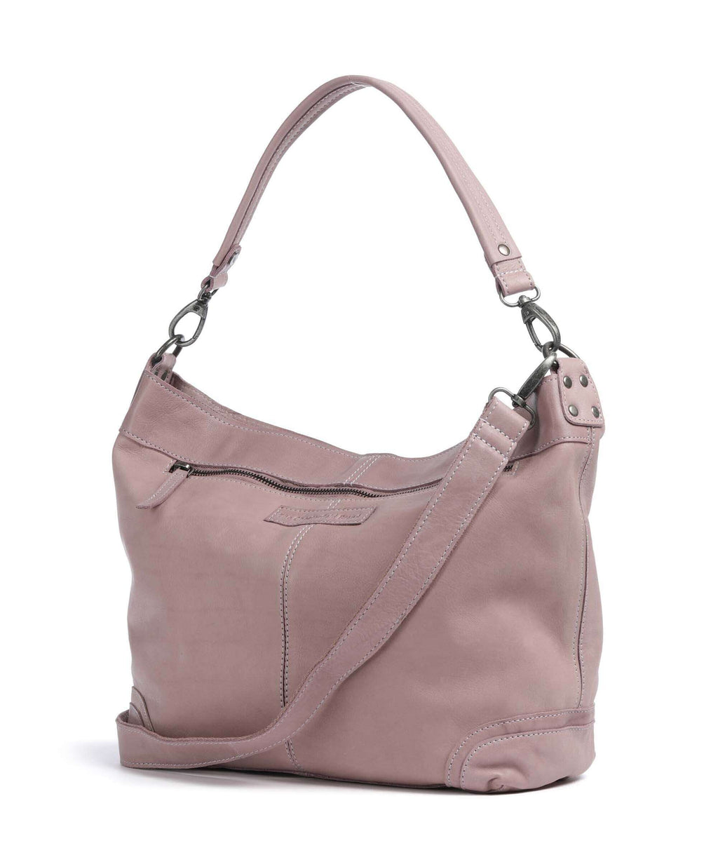 The Chesterfield Brand Washed Waxed Cow Bolivia Hobo bag lavender lila