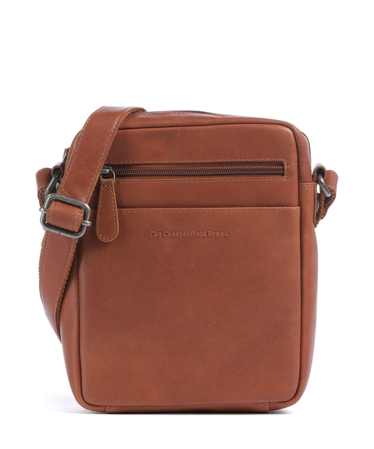 The Chesterfield Brand Wax Pull Up Cow Laveno Crossbody bag cognac