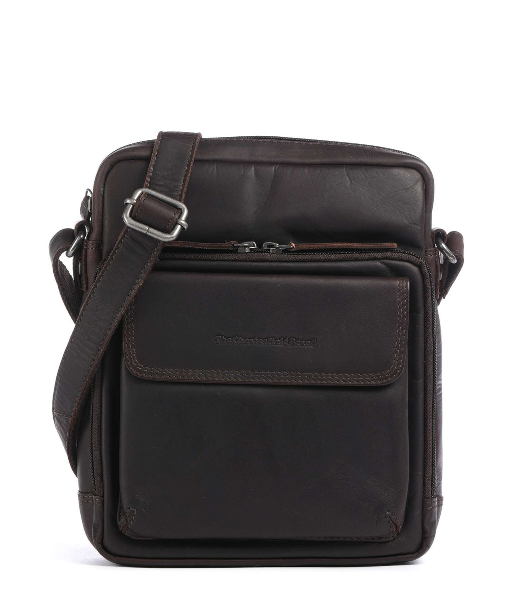 The Chesterfield Brand Wax Pull Up Cow Montira Crossbody bag brown
